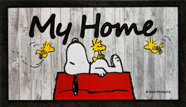 Felpudo Goma Peanuts Snoopy Home 40x68